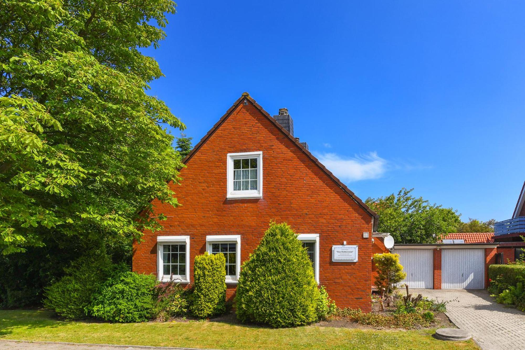 Ferienhaus Dohlennest Carolinensiel Buitenkant foto